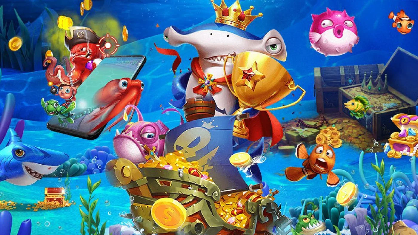 Visual dunia bawah laut untuk permainan tembak ikan MACANTOGEL