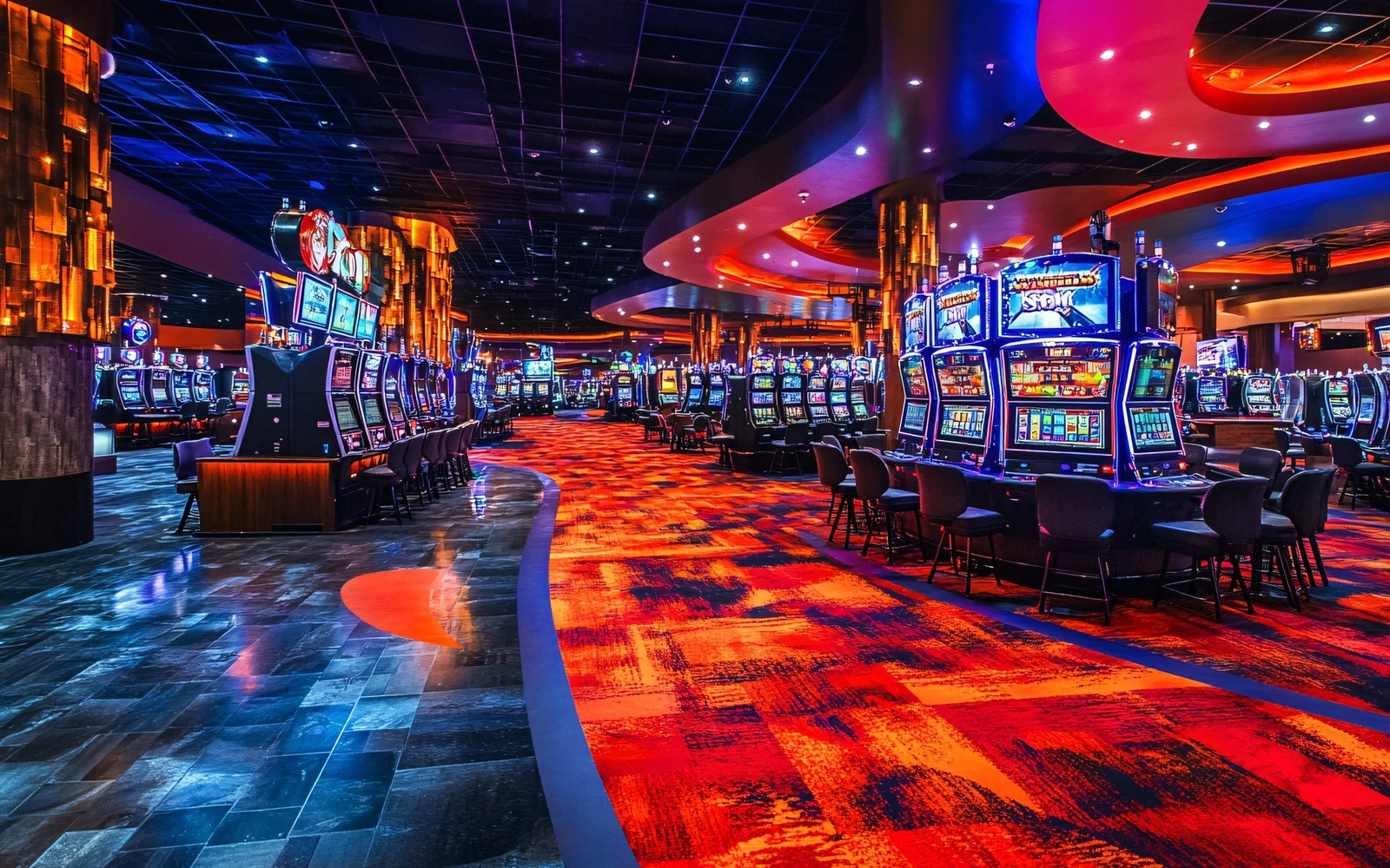 Suasana elegan permainan meja kasino MACANTOGEL